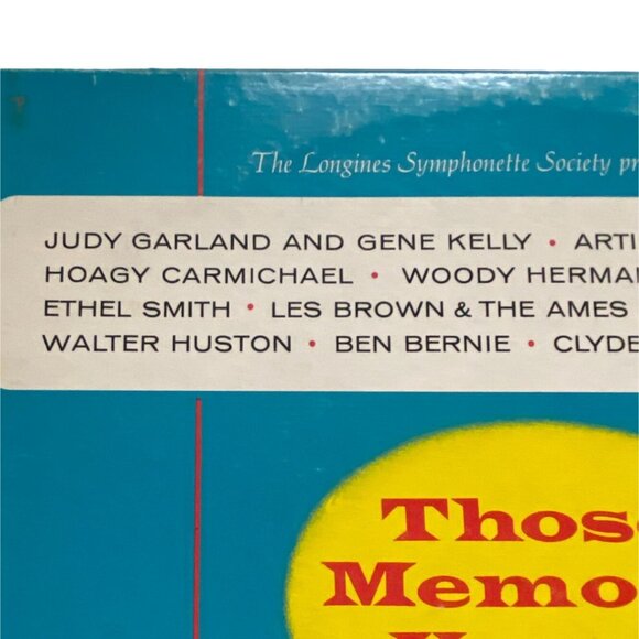 Those Memory Years Volume 1: A Gold Medal Presentation Vintage Vinyl Record - Picture 2 of 6